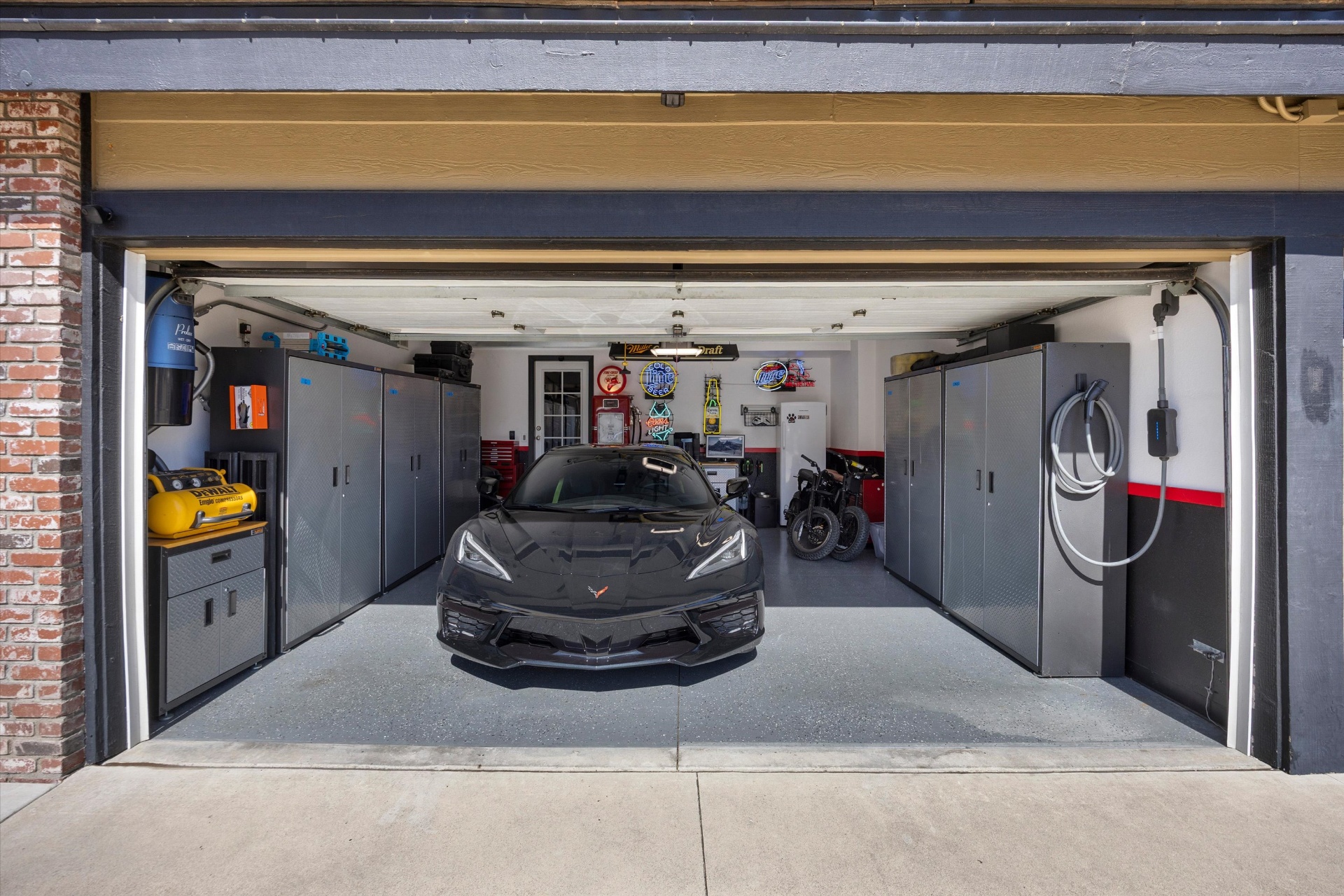 Finished garage and storage area at 6551 Westmont Avenue